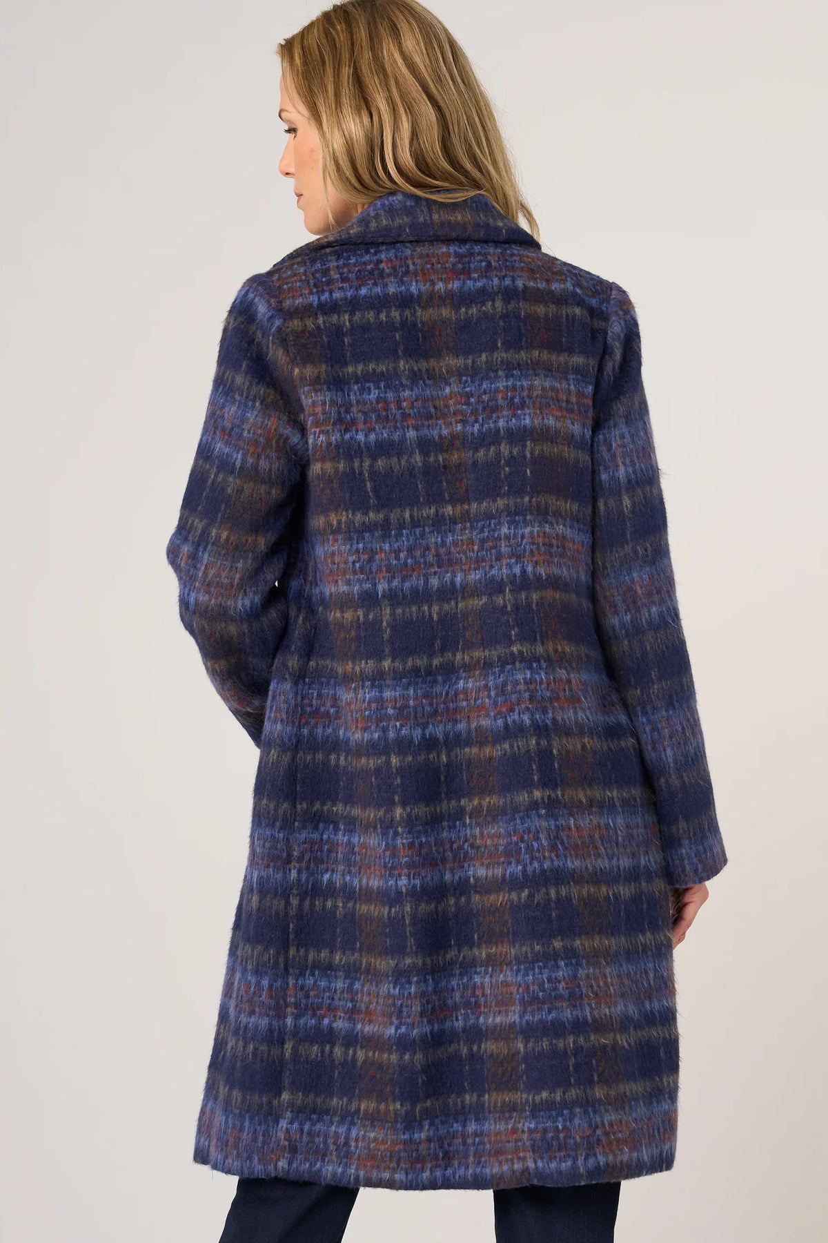 NAVY SWING COAT