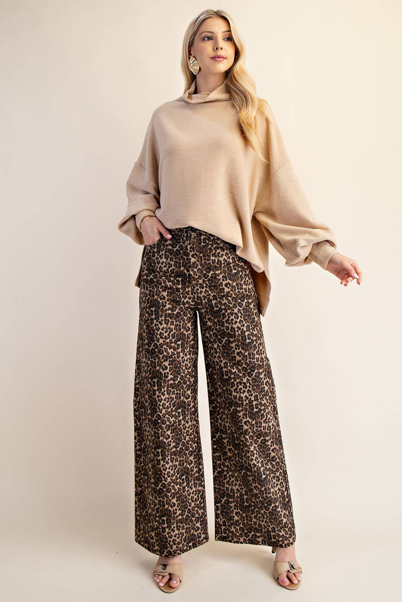HI WST CHEETAH PNTS