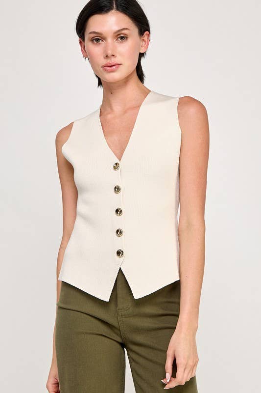 BEIGE VNK VEST