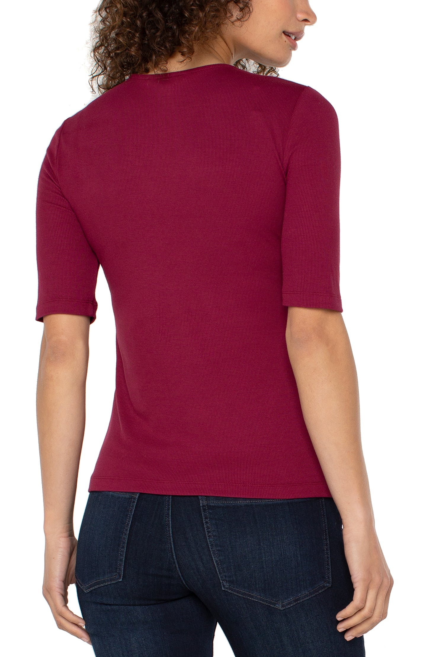 CHERRY VNK 1/2 SLV TEE
