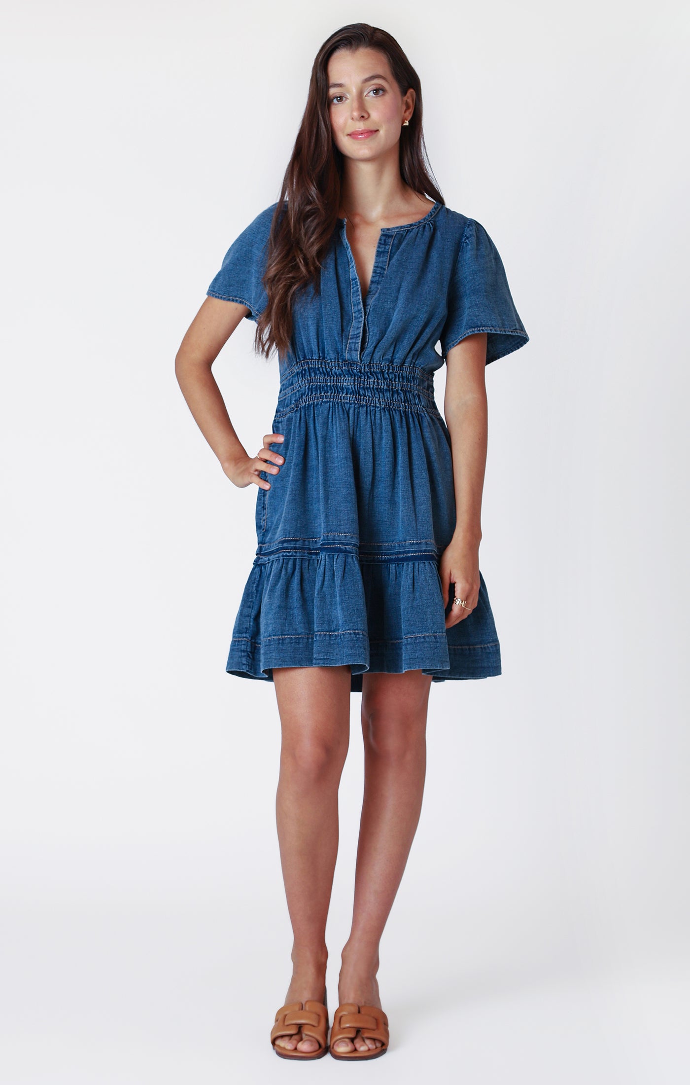 DENIM SMK WST DRESS