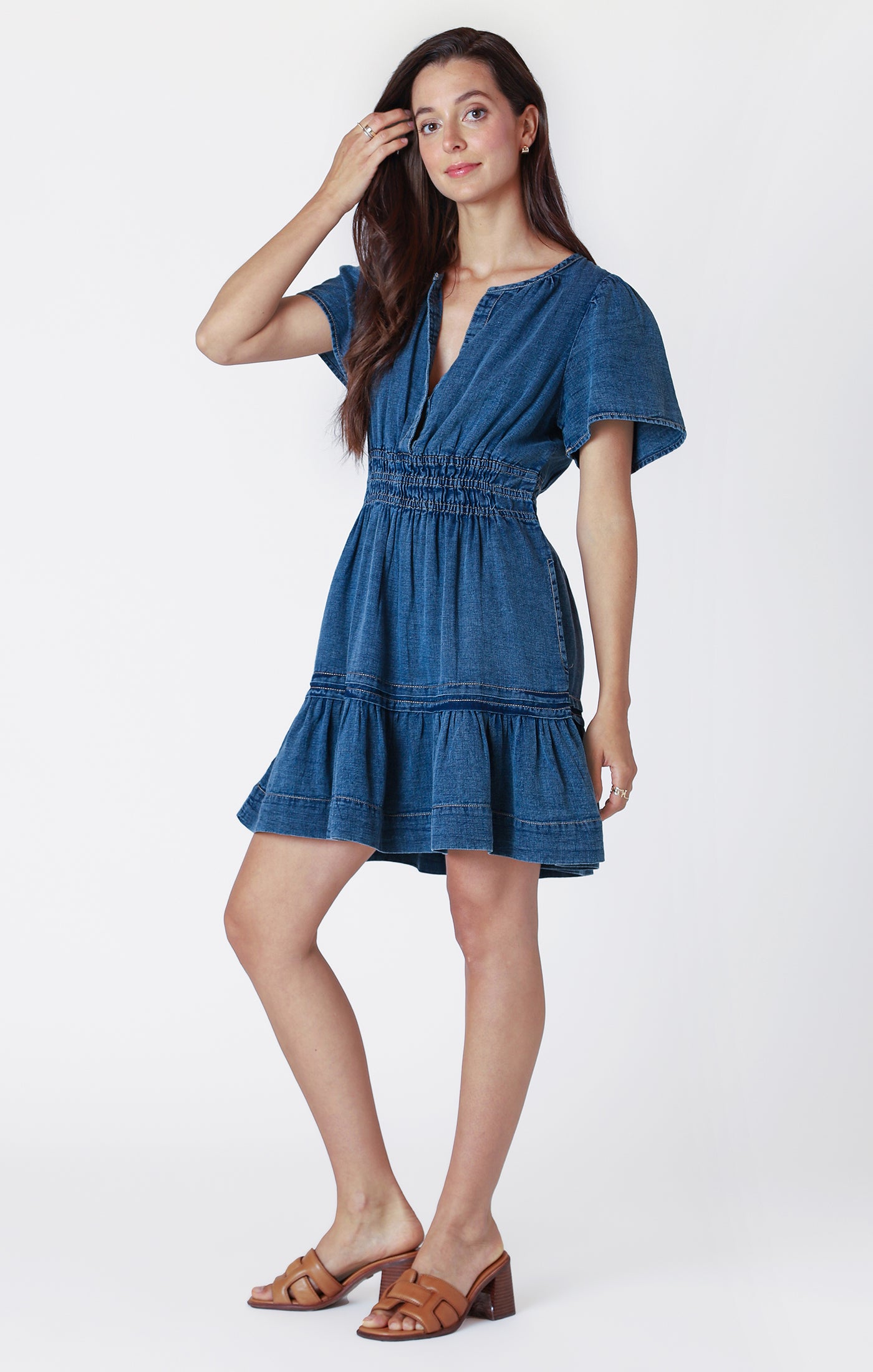 DENIM SMK WST DRESS