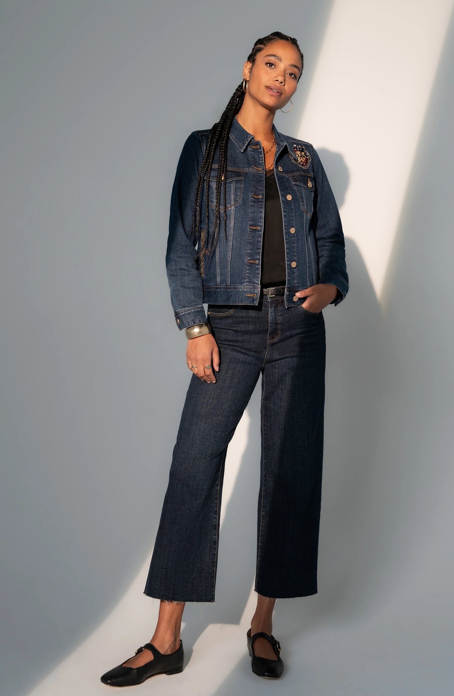 STEADY HEART JEAN JKT - C