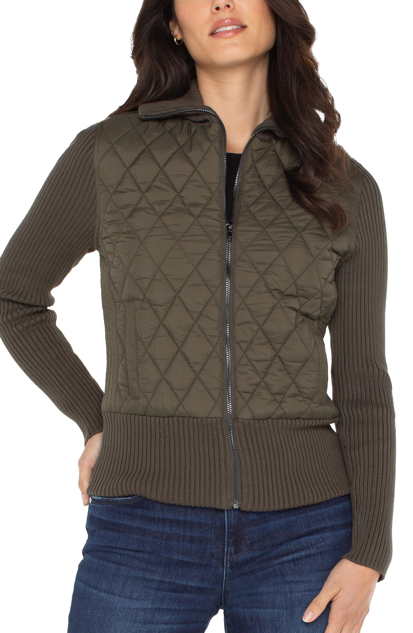 FOREST QUILT ZIP JKT