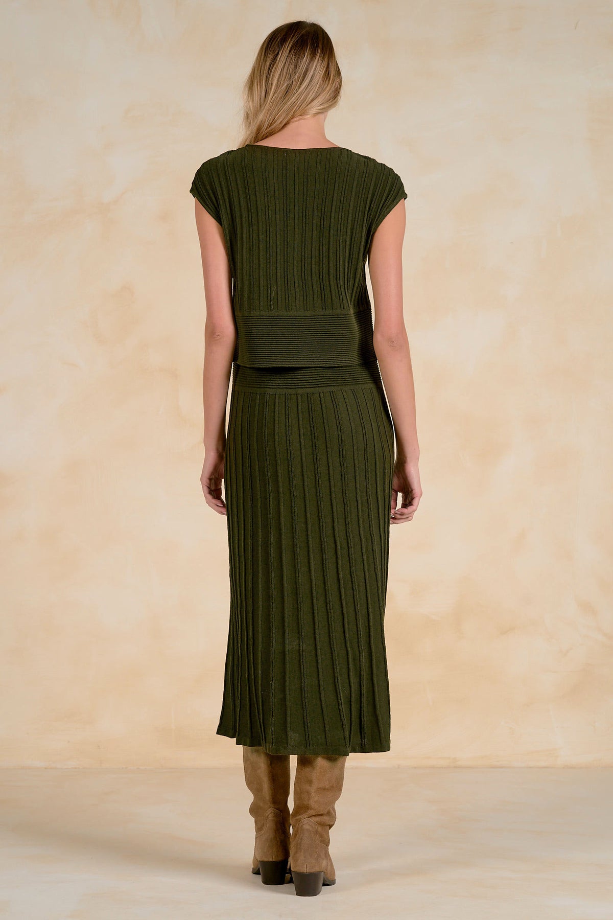 OLIVE 2 PC DRESS