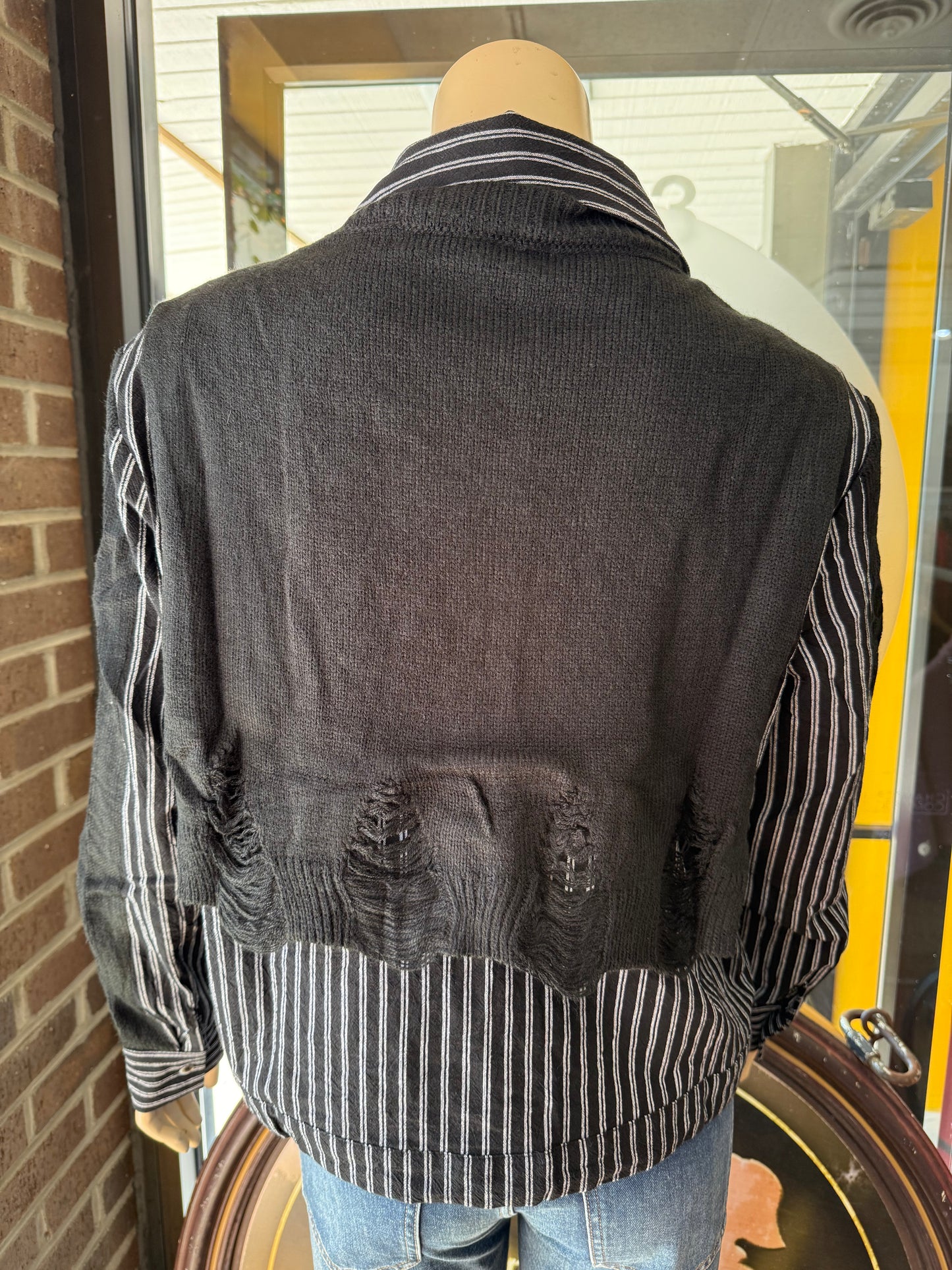 STRIPE BLS W BLK VEST