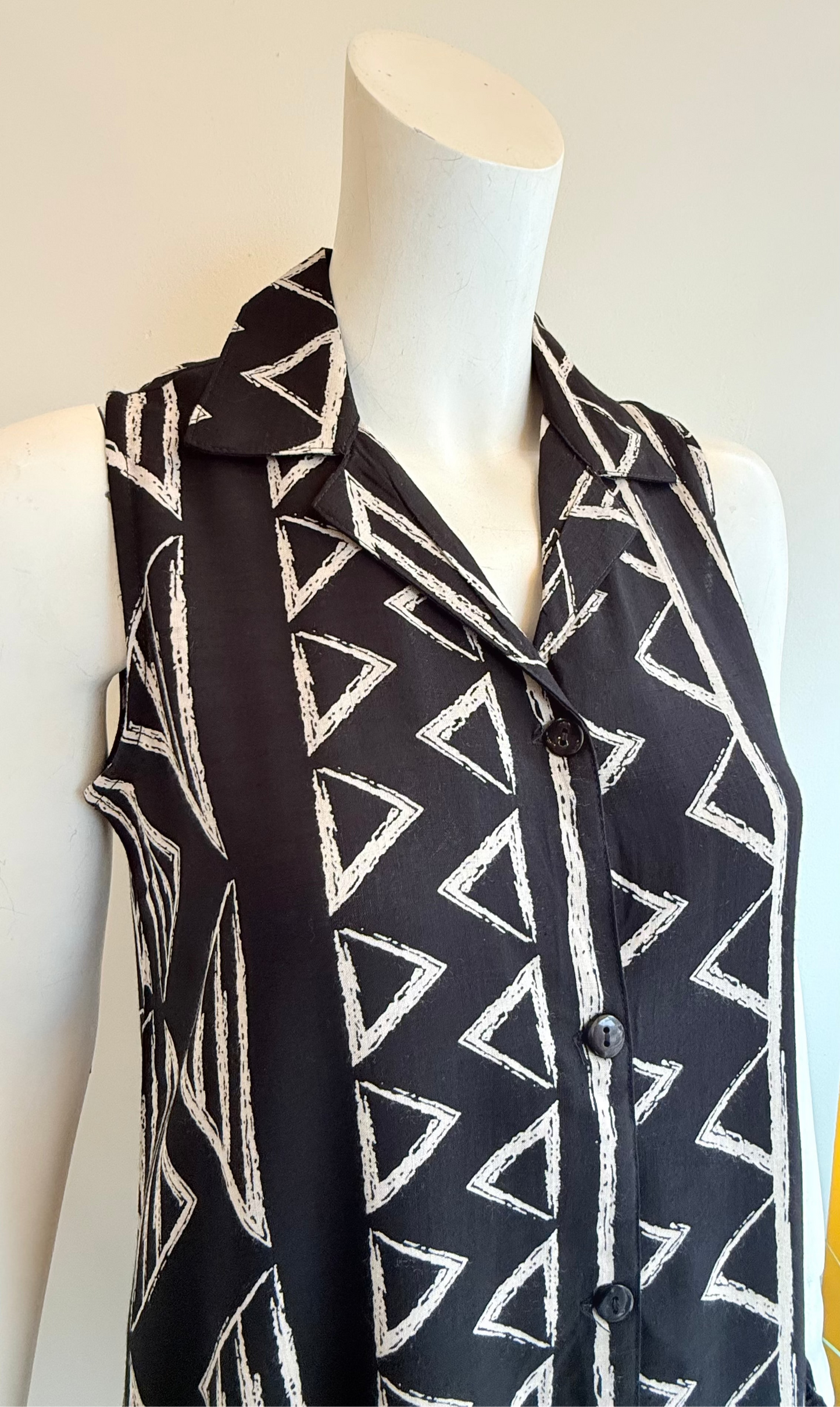 BTTN FRNT DRESS BLK