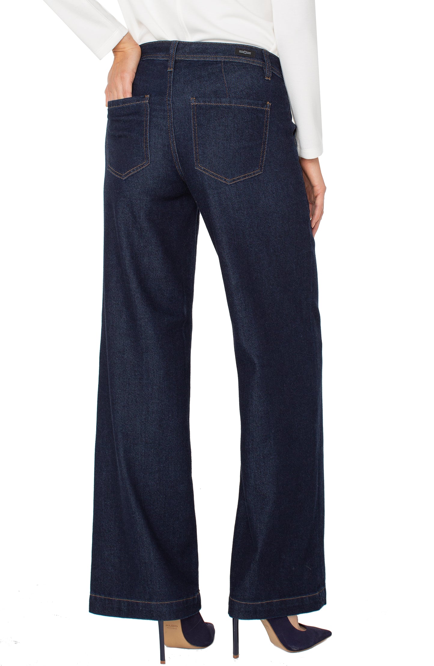DENIM WIDE TROUSER 32"