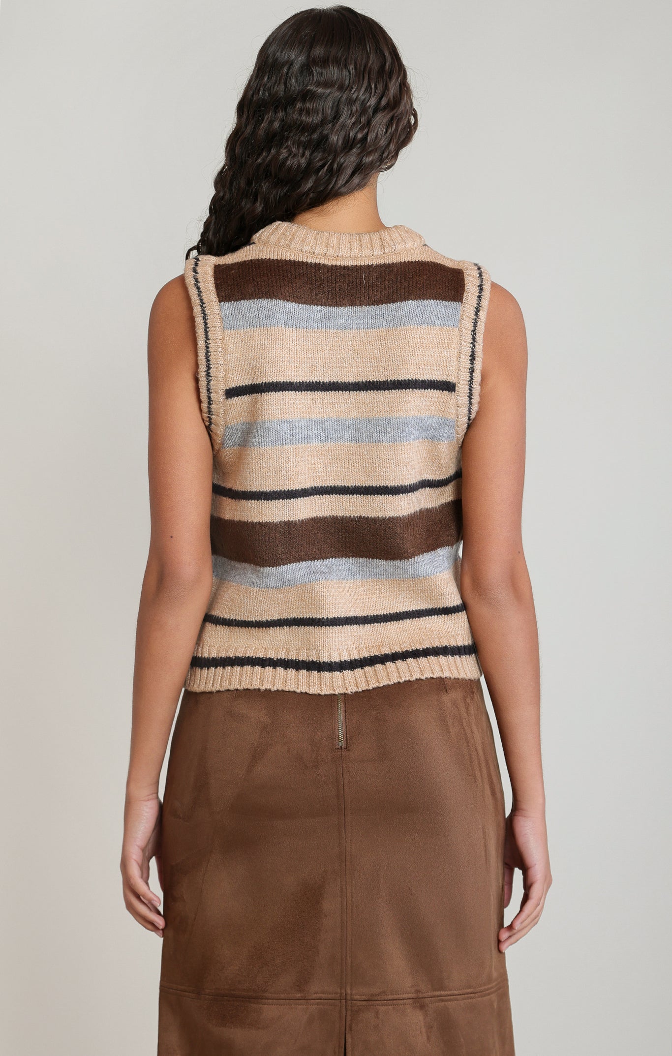 OAT/BLUE SWTR VEST