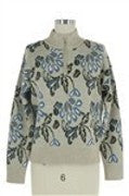 JACQUARD 1/2 ZIP SWT