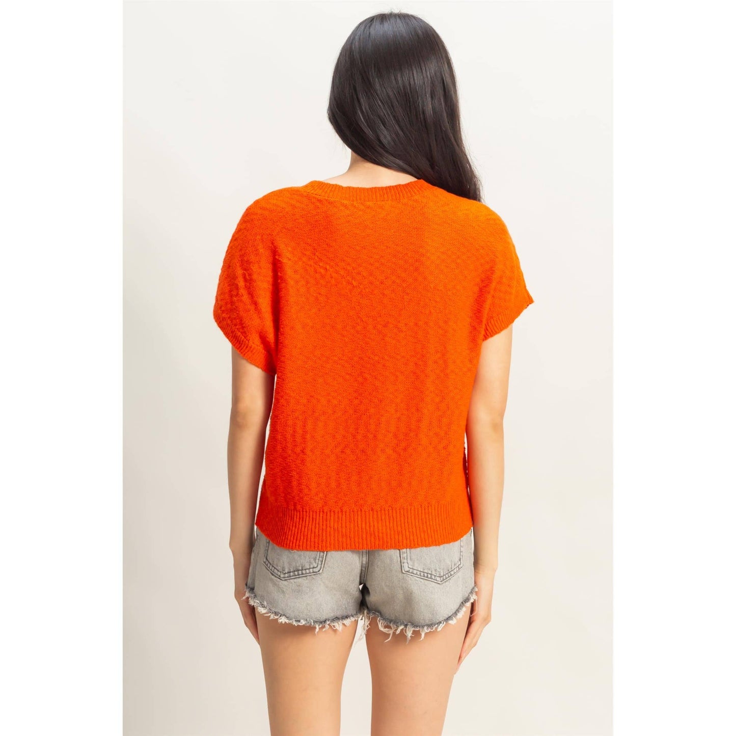 ORANGE FRNT PKT SWTR