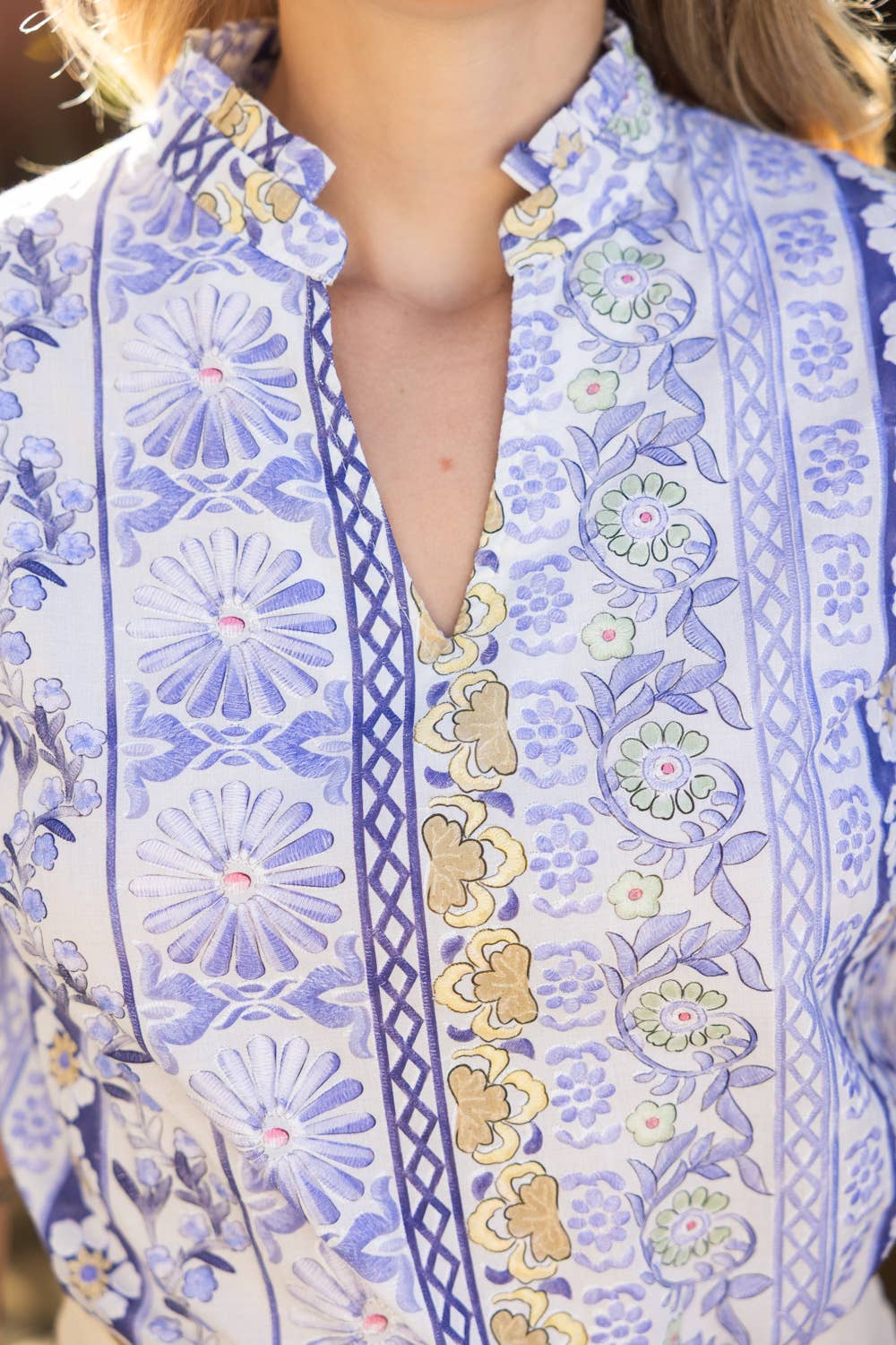 PURPLE FLORAL SS