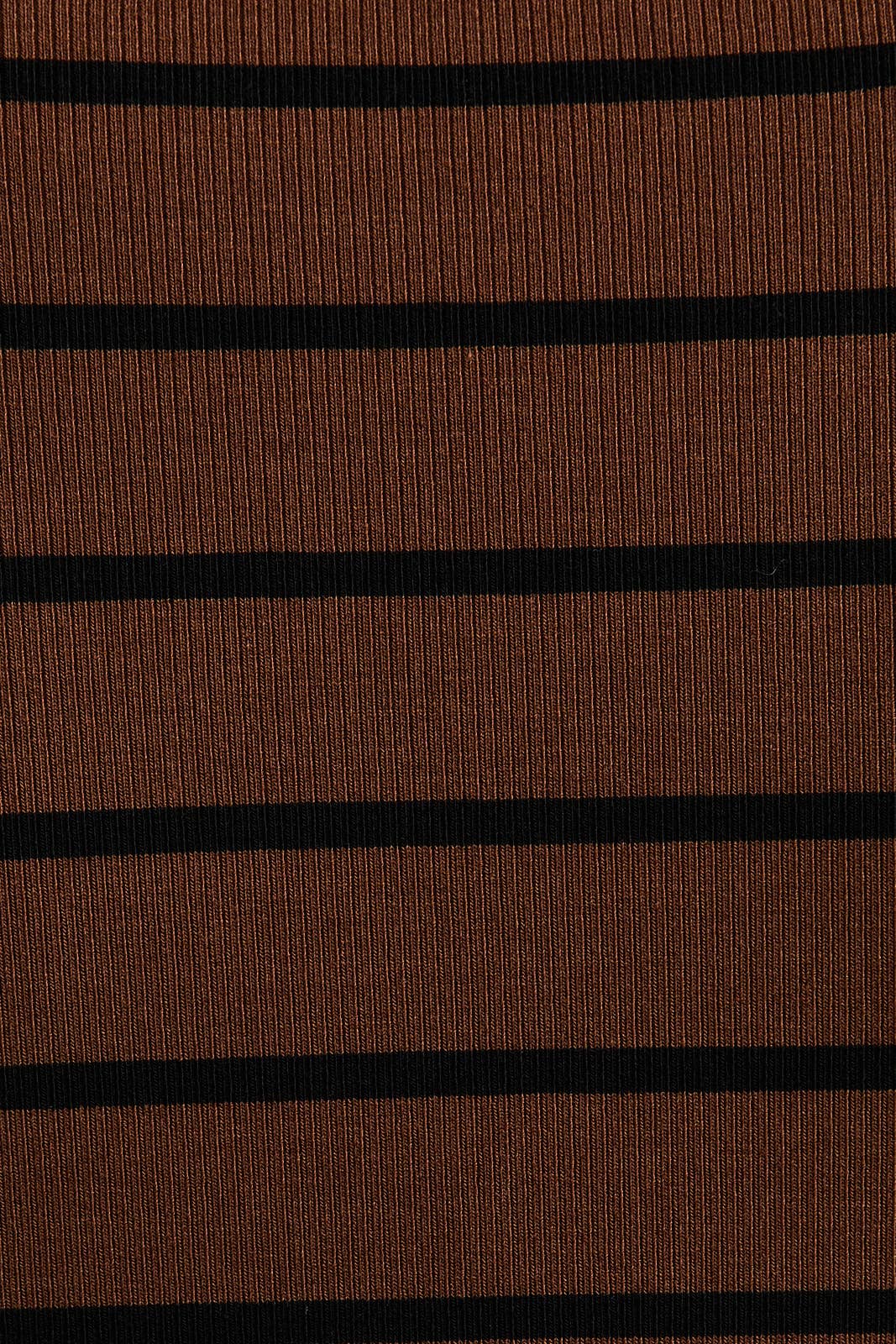 BRWN/BLK STRIPE POLO