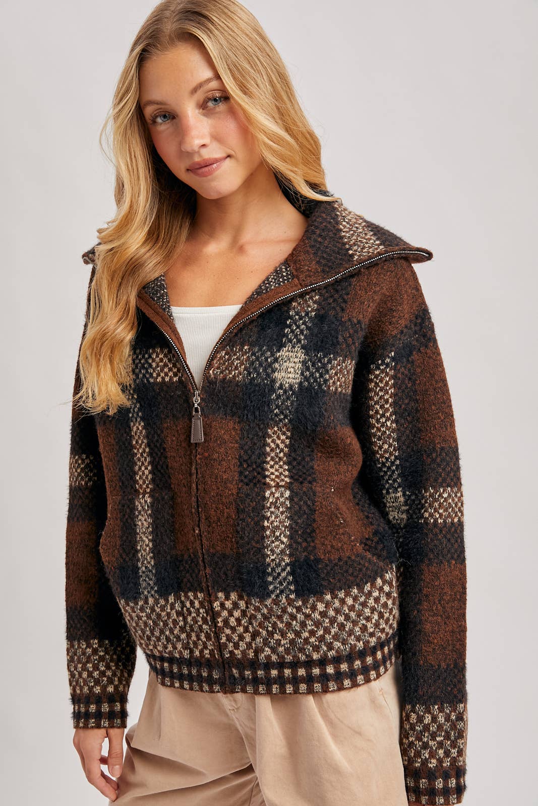 MOCHA PLAID SWTR