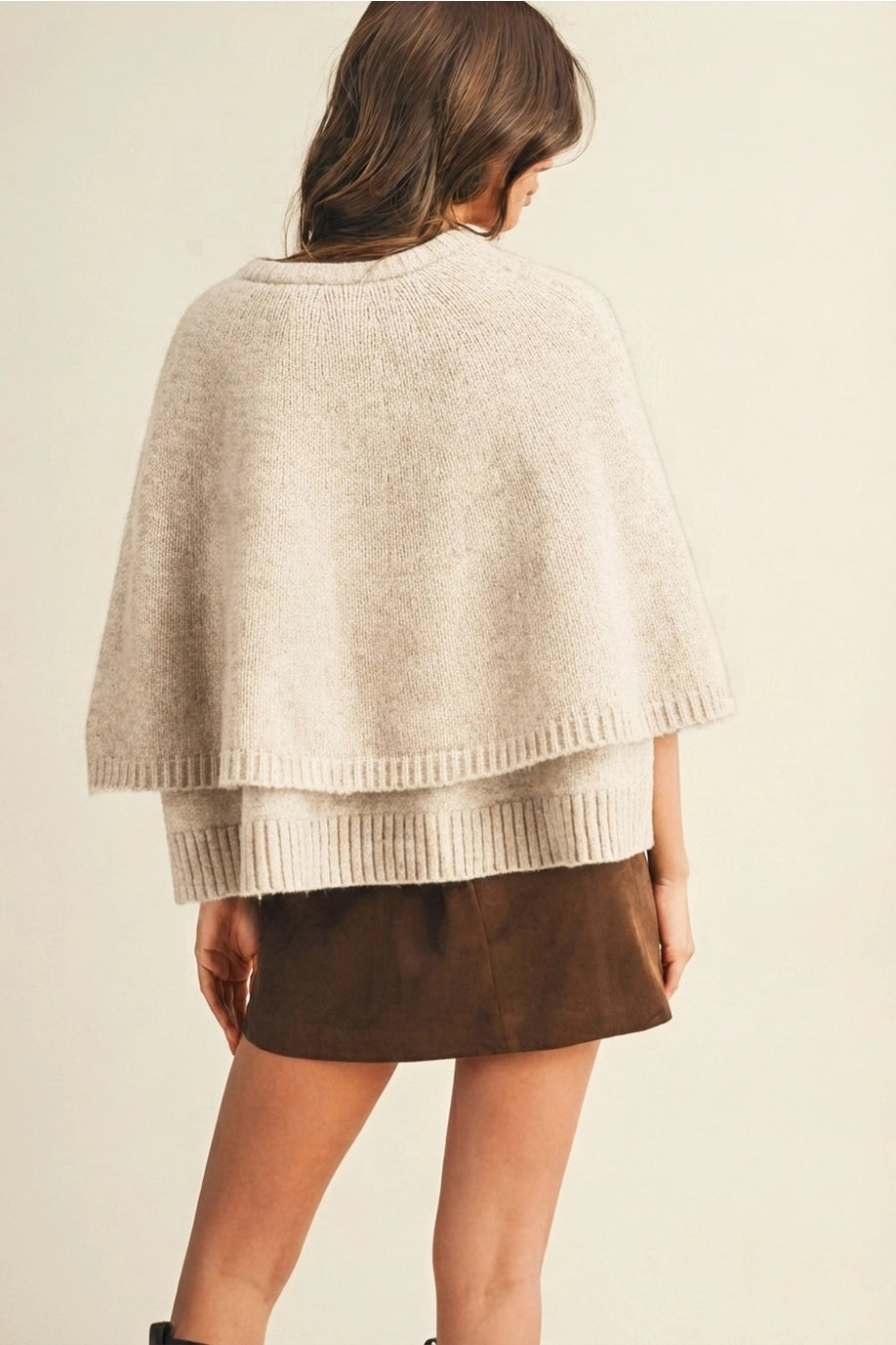 CAPE CARDIGAN