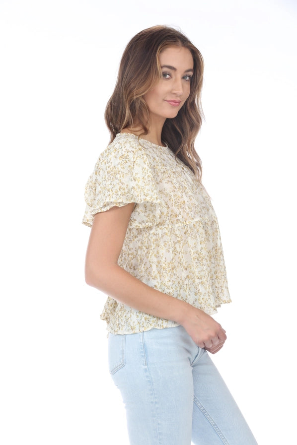 BABYDOLL YELLOW TOP