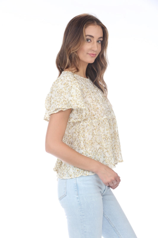 BABYDOLL YELLOW TOP