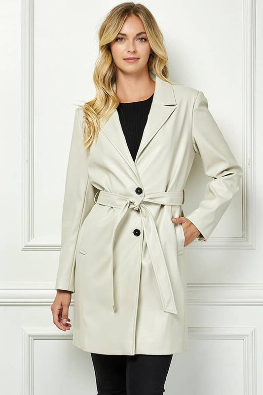 ECRU TRENCH COAT