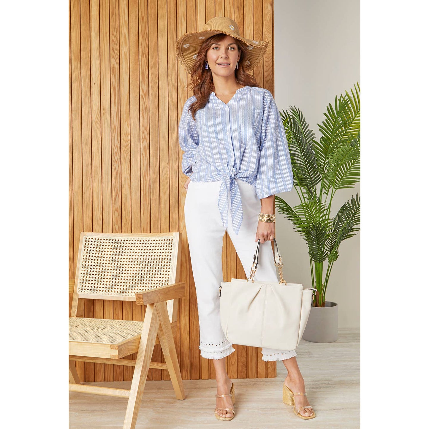 SEERSUCKER BLOUSE