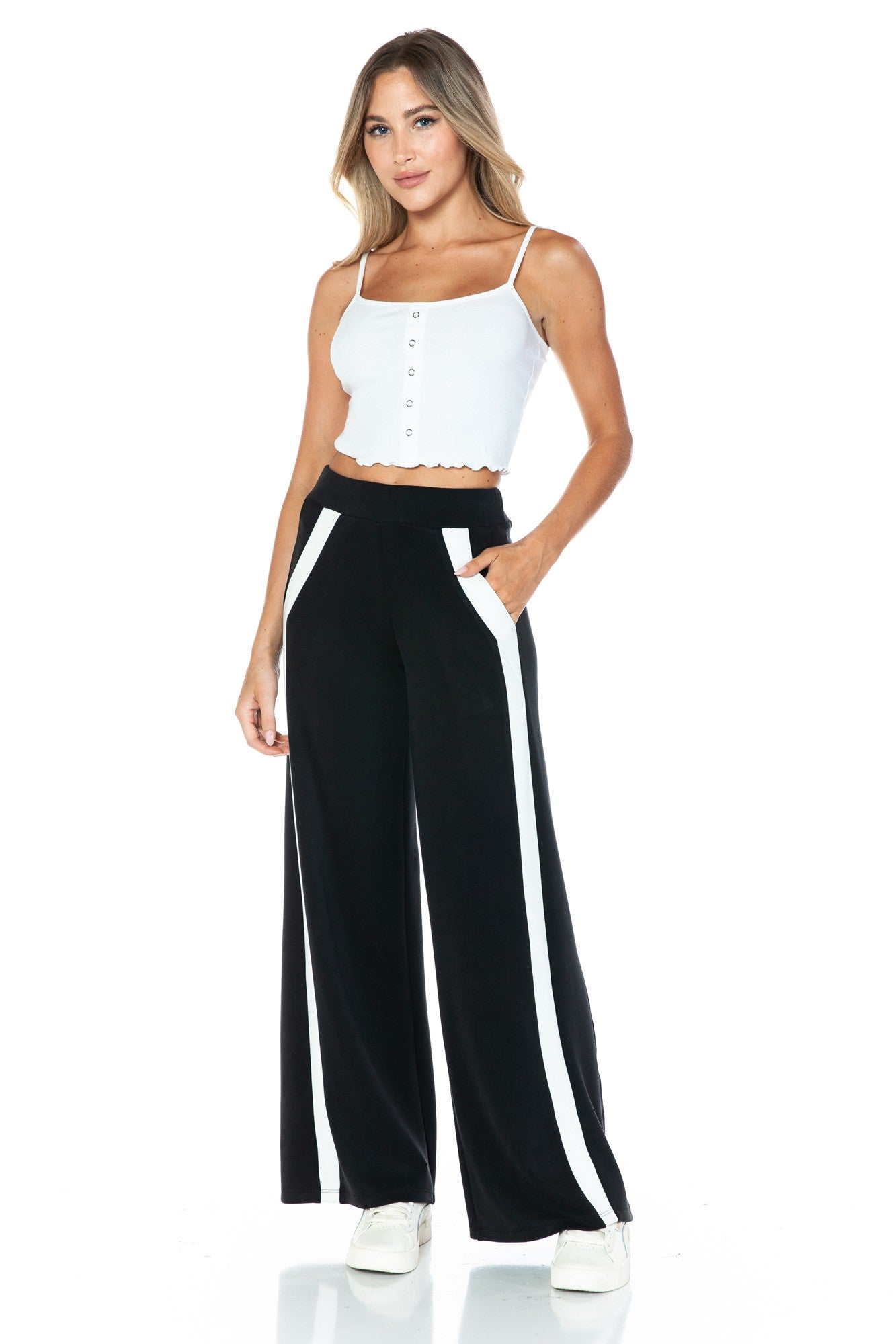 BLK CLR BLOK PANT