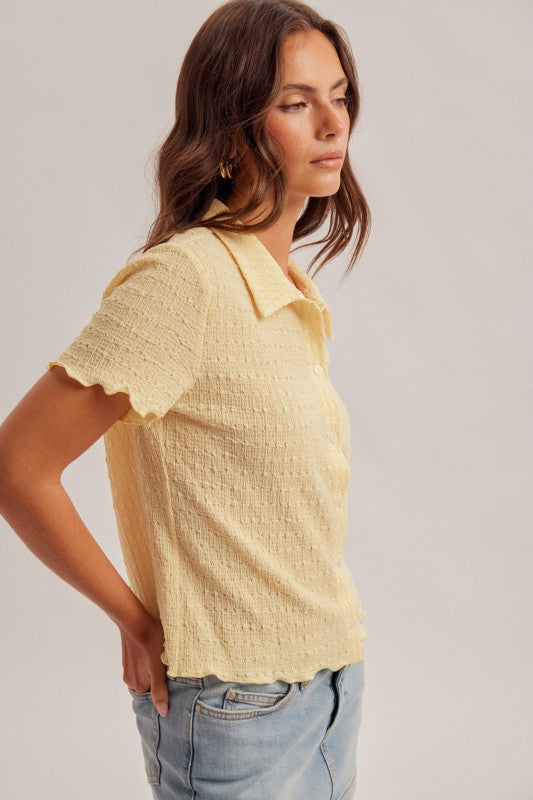 BUTTER TXTRD SHIRT