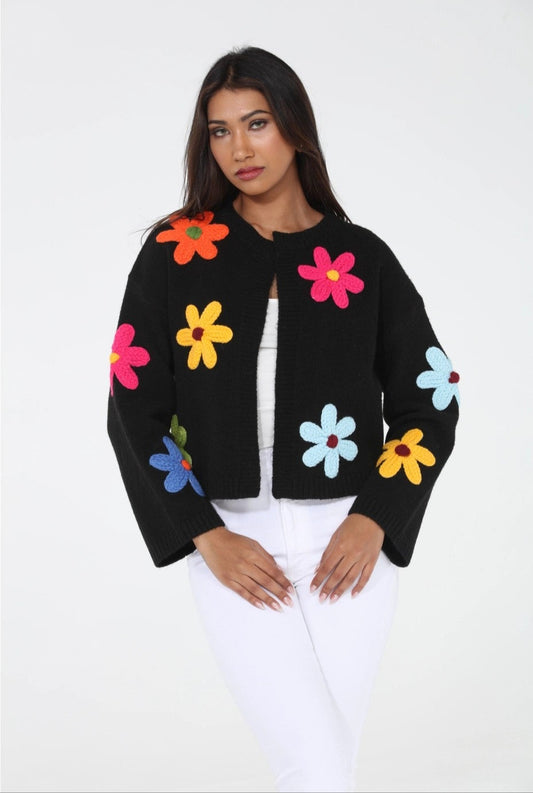 MARIGOLD FLOWR CARDI
