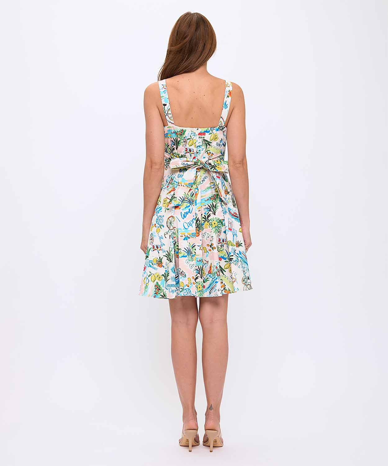FLOWY TIE BACK DRESS