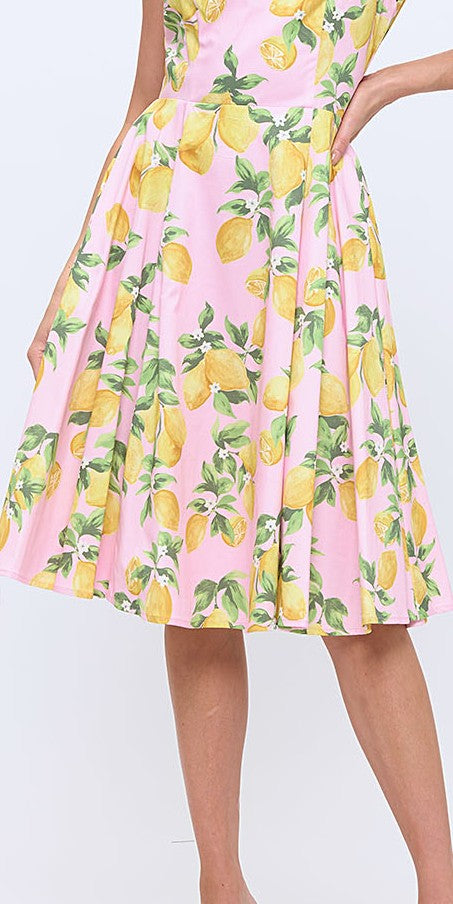 FLOWY TIE BACK DRESS