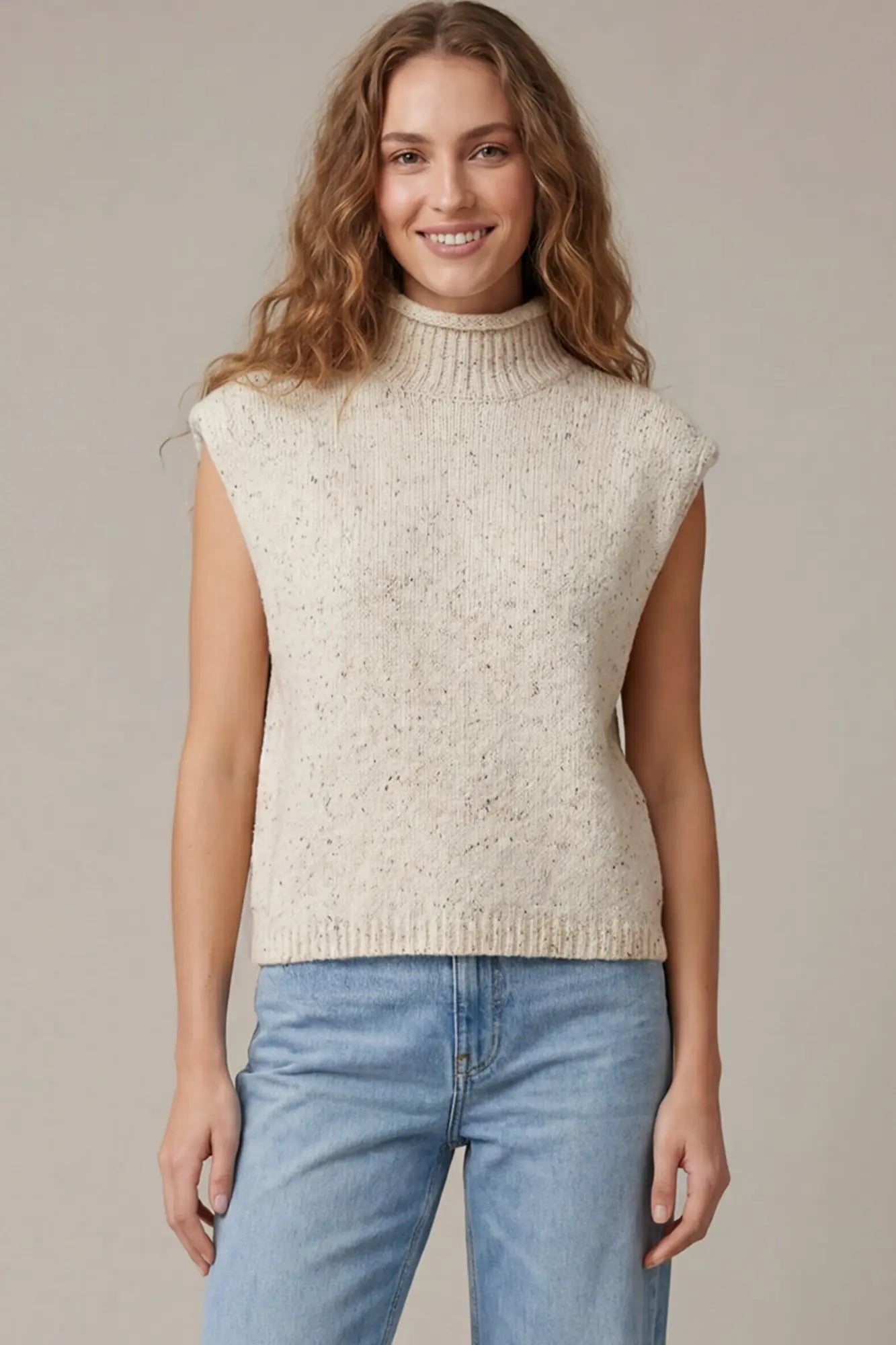 MOCK SWTR VEST