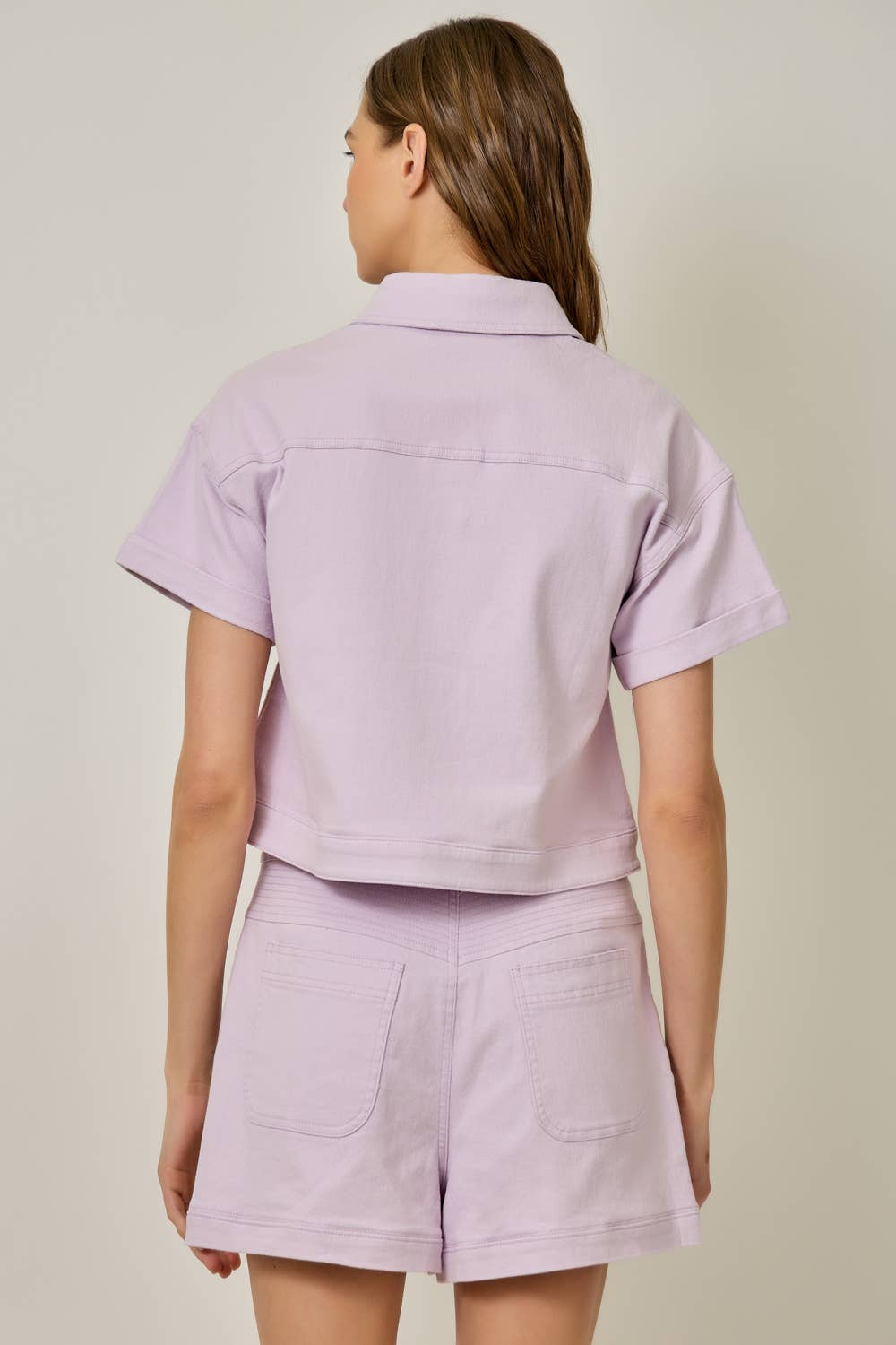ECRU SS SNAP JKT