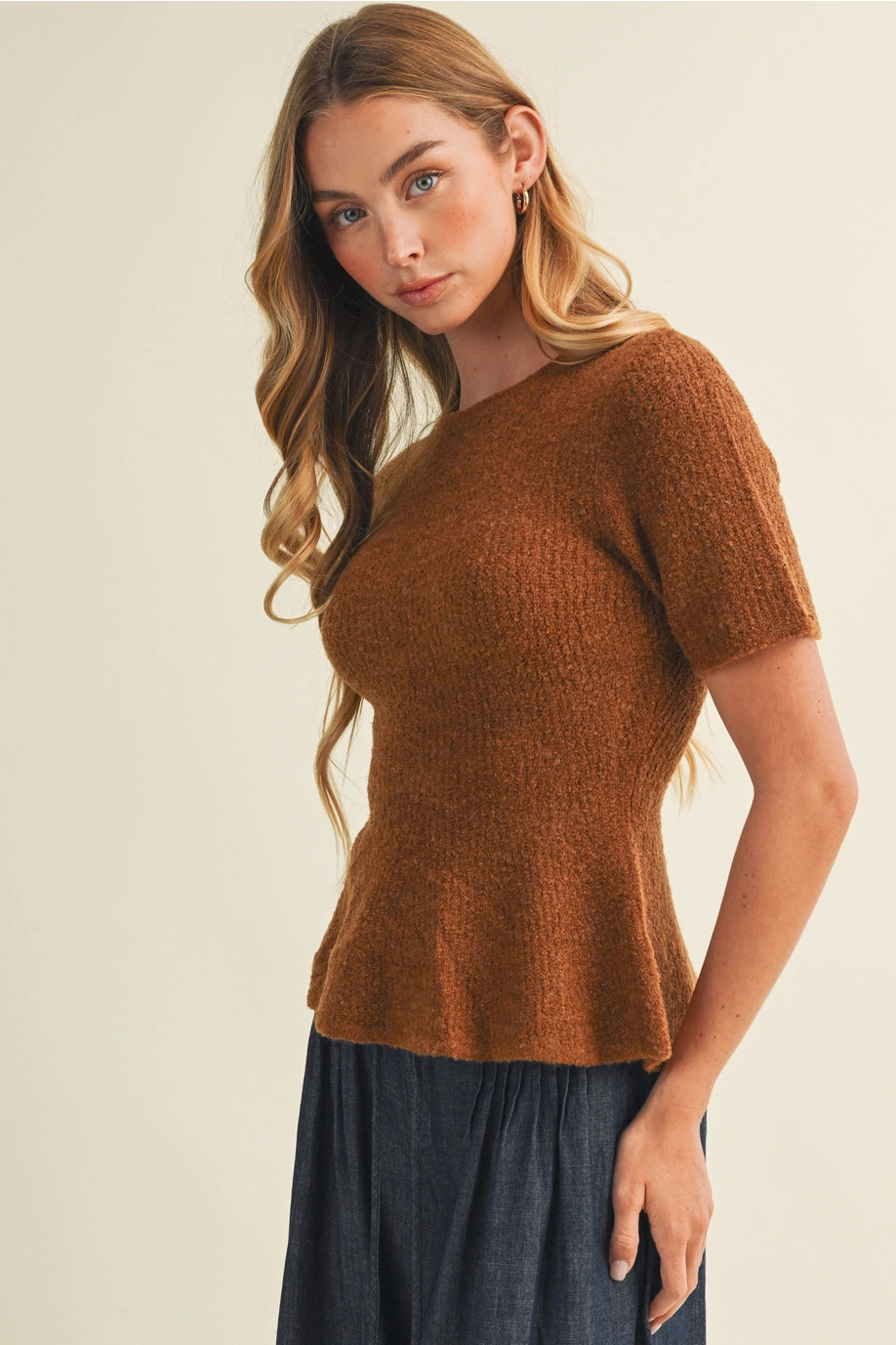 GINGER PEPLM TOP