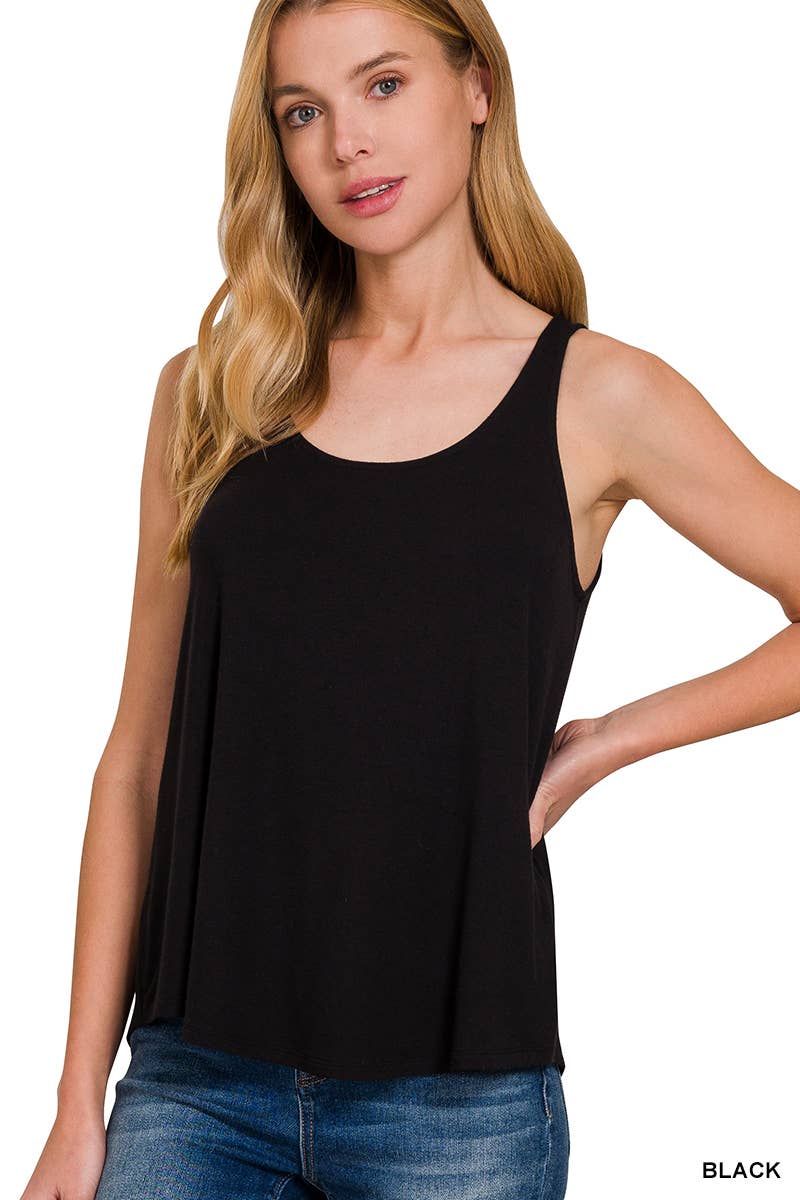 FLOWY RAYON TANK