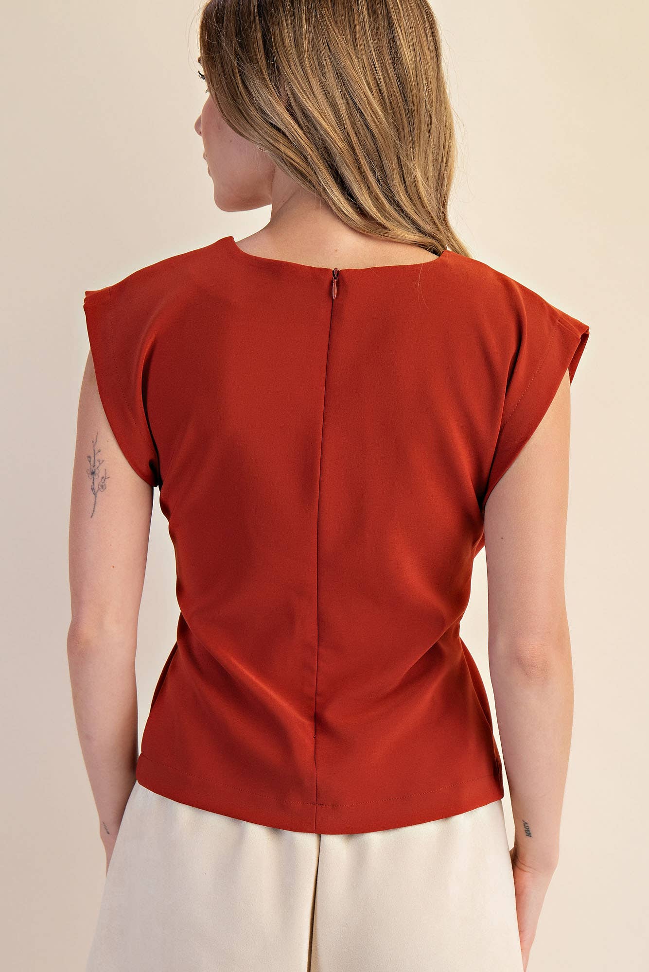 RUST CORSET TOP