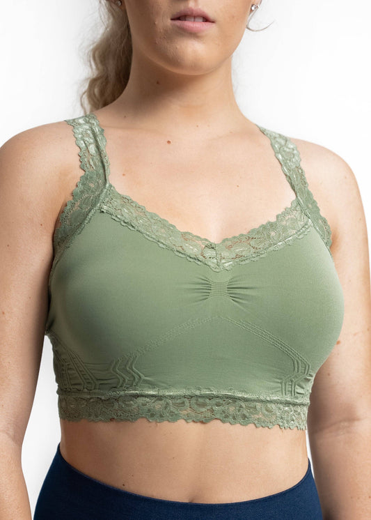 CROP LACE BRALETTE