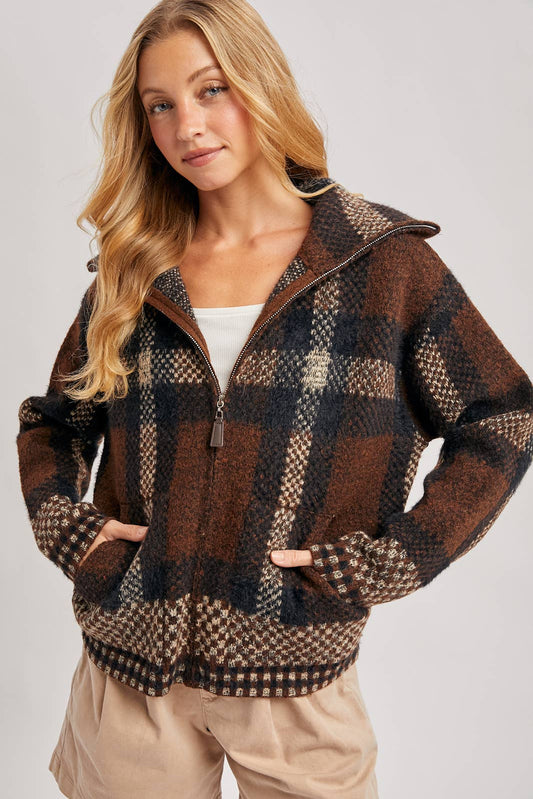MOCHA PLAID SWTR