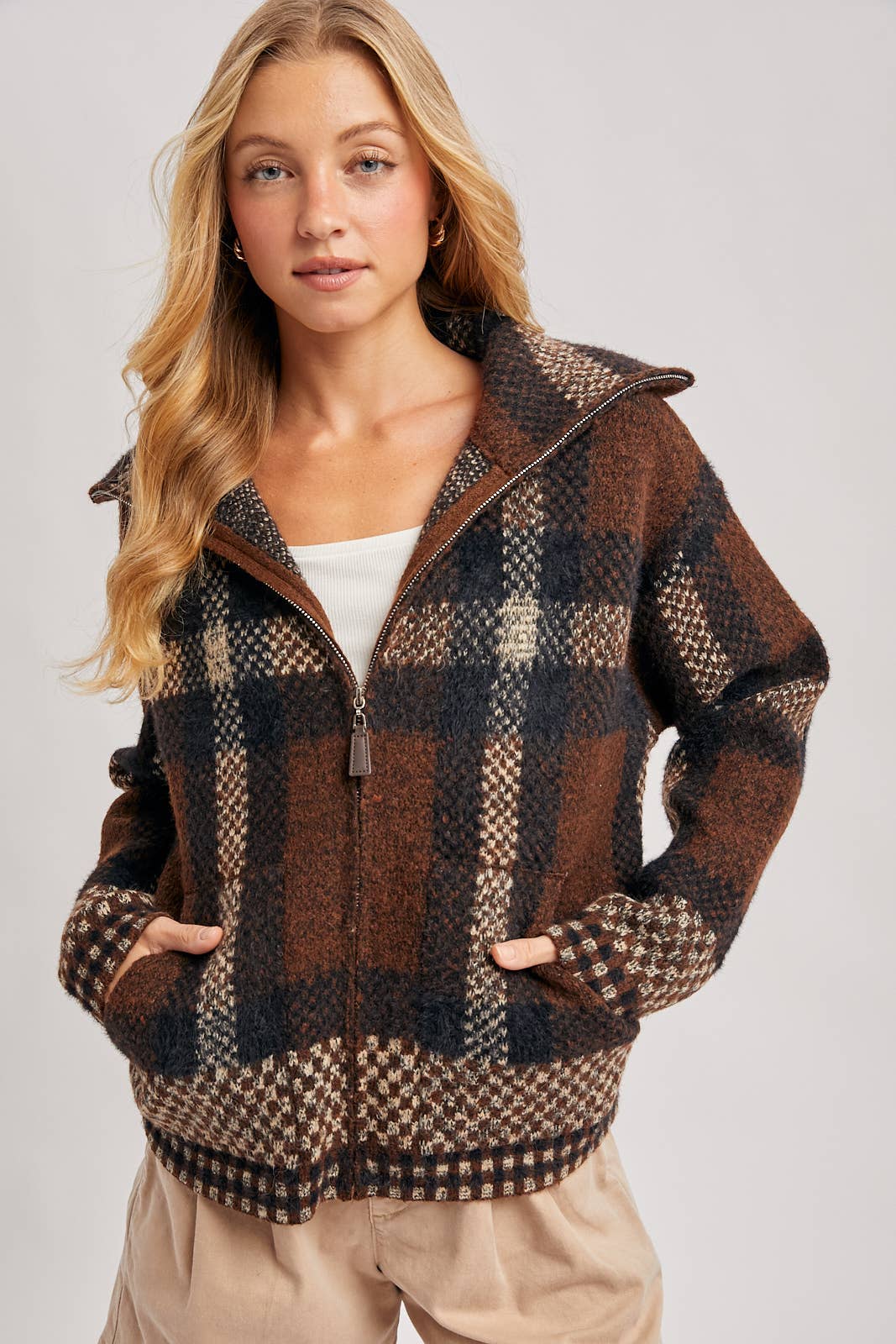 MOCHA PLAID SWTR