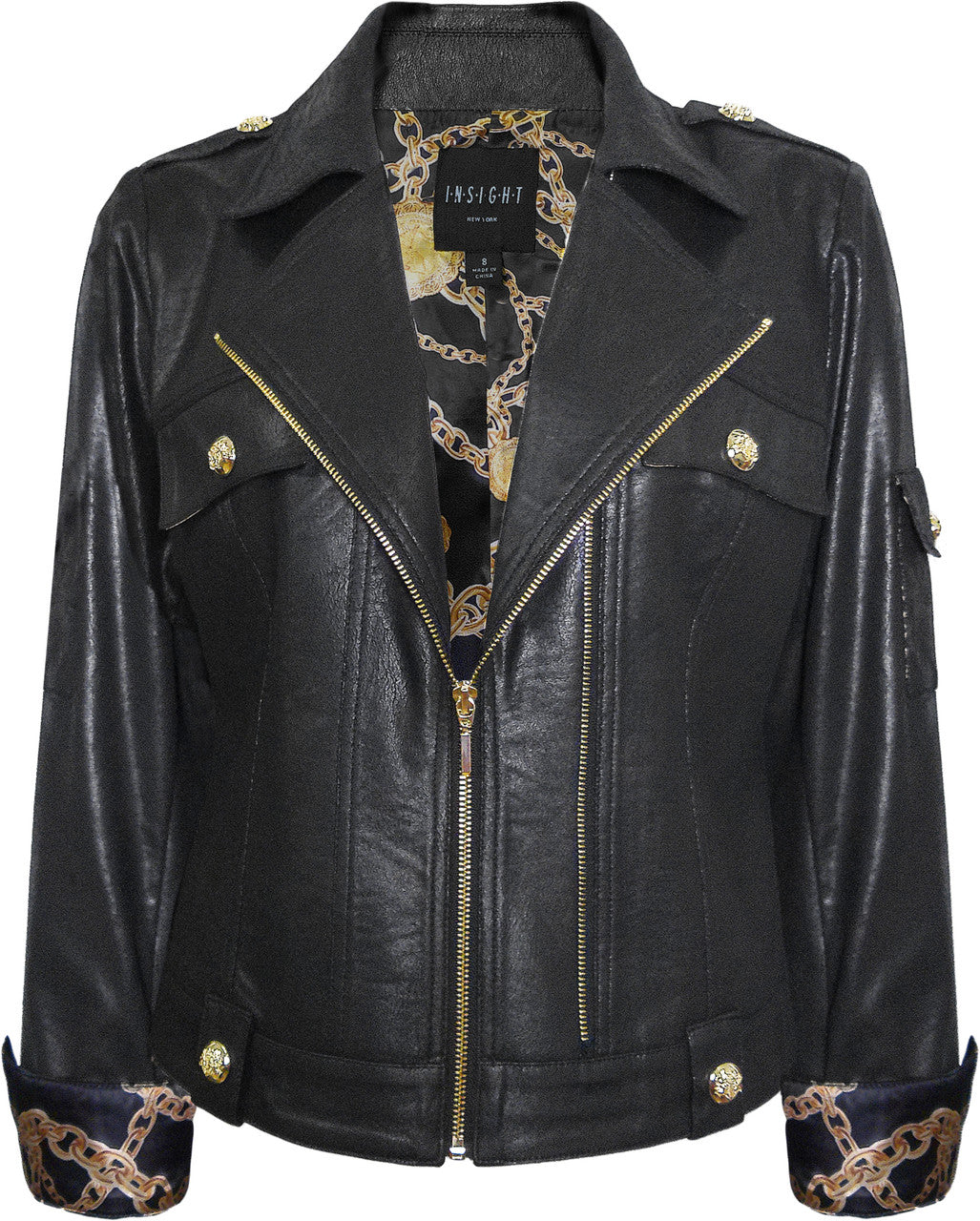 BLACK JKT WITH LINING