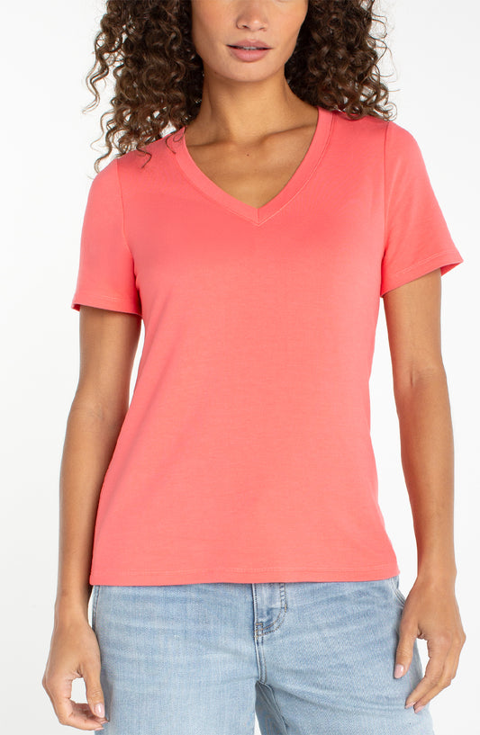 CORAL VNK TEE