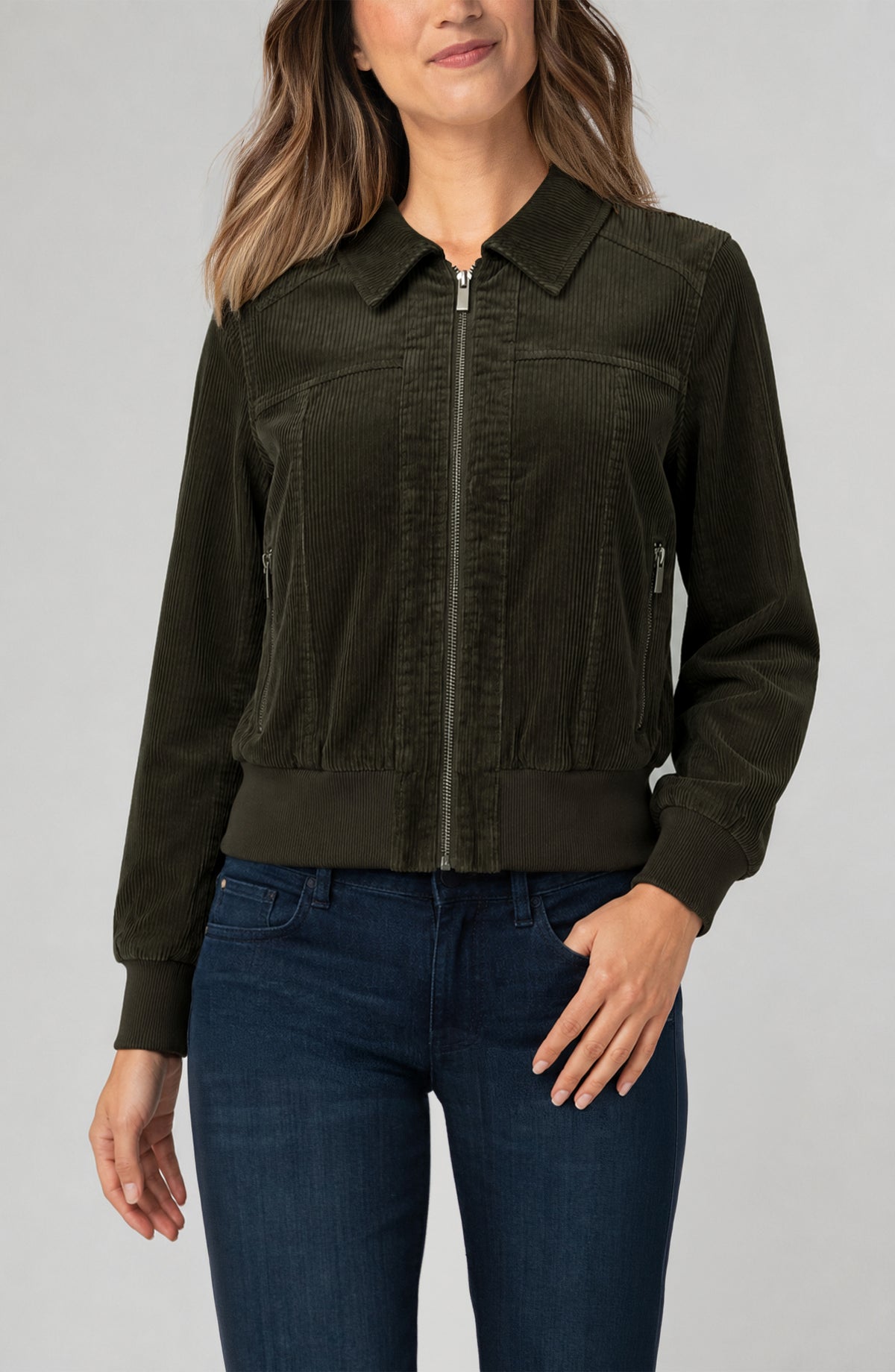 GRN CORD BMBR JKT