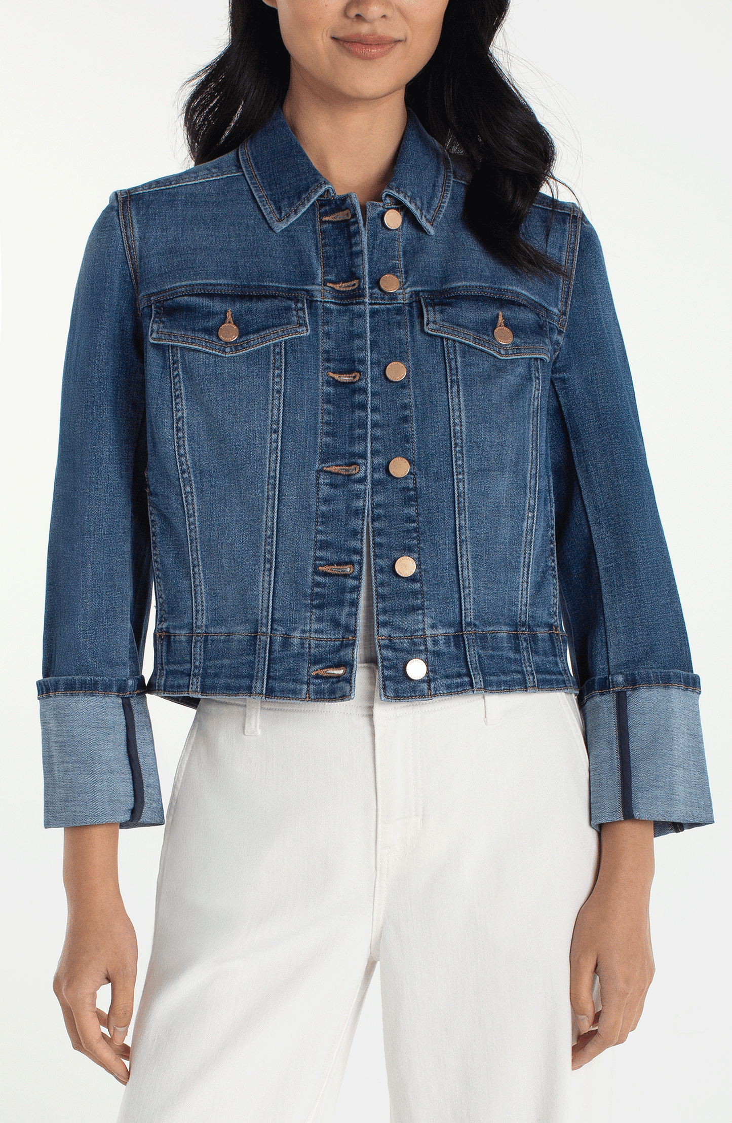 DENIM JK W HI CUFF