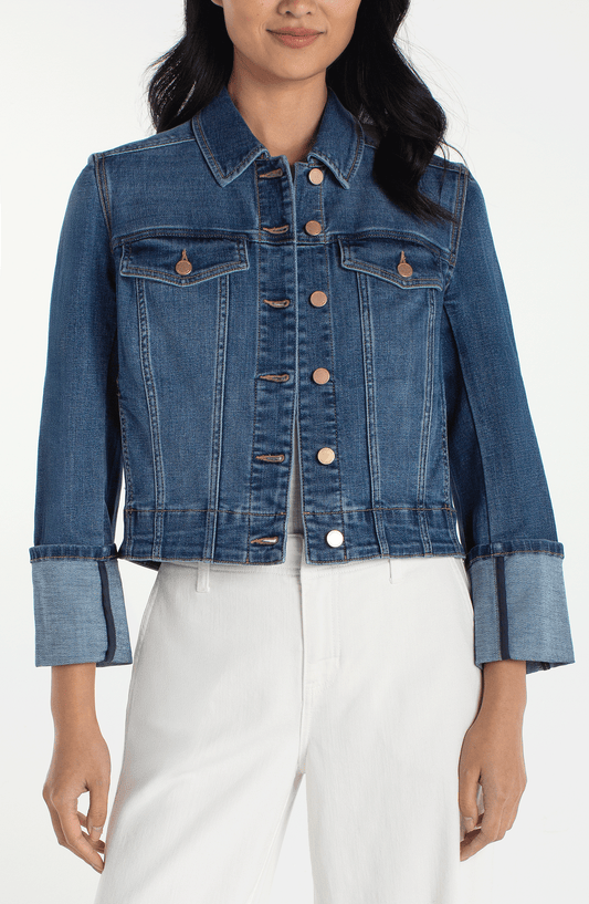 DENIM JK W HI CUFF