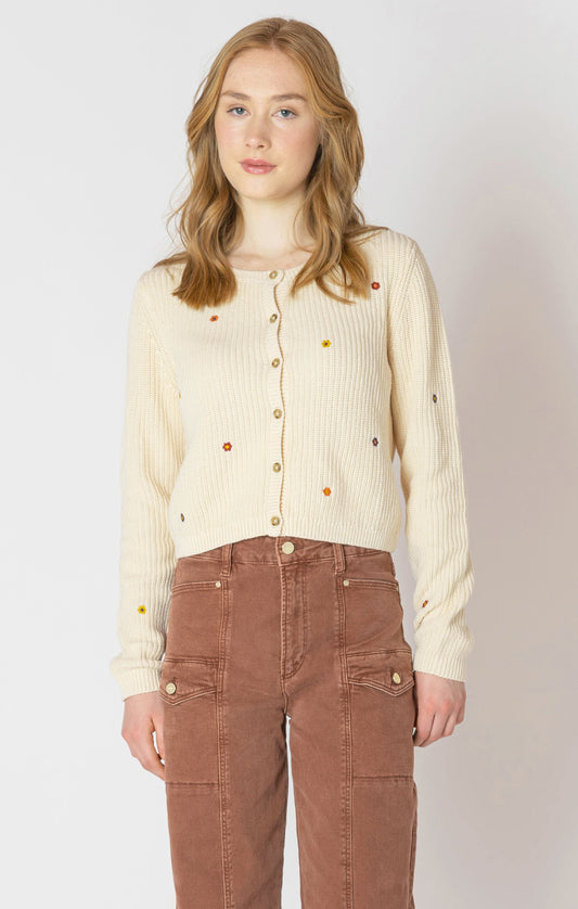 FLORAL EMB CARDI