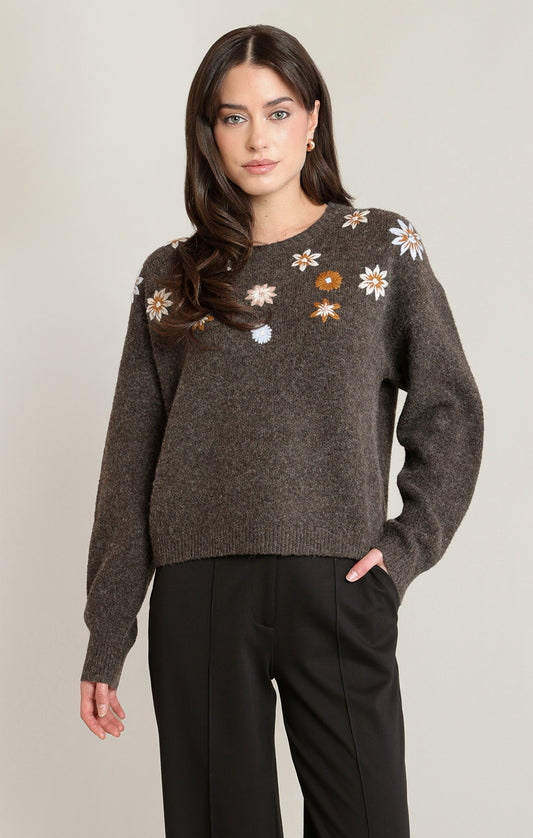 EMB FLOWER SWTR
