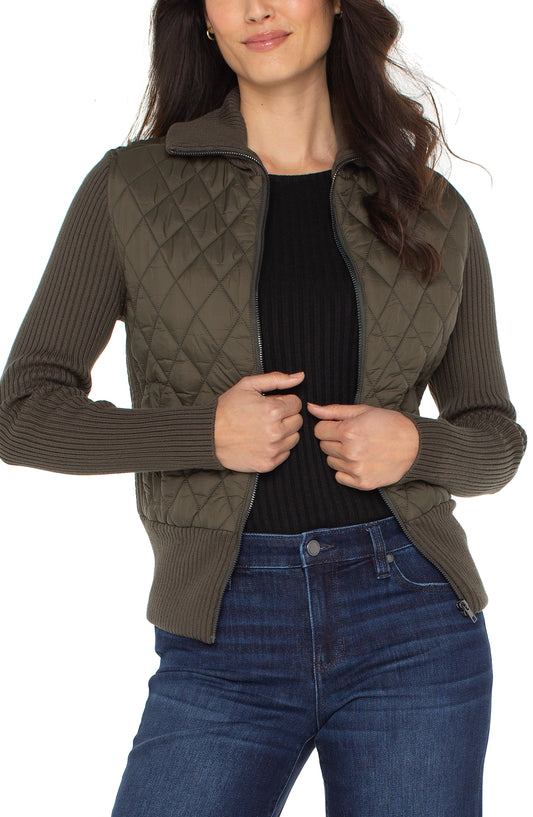 FOREST QUILT ZIP JKT