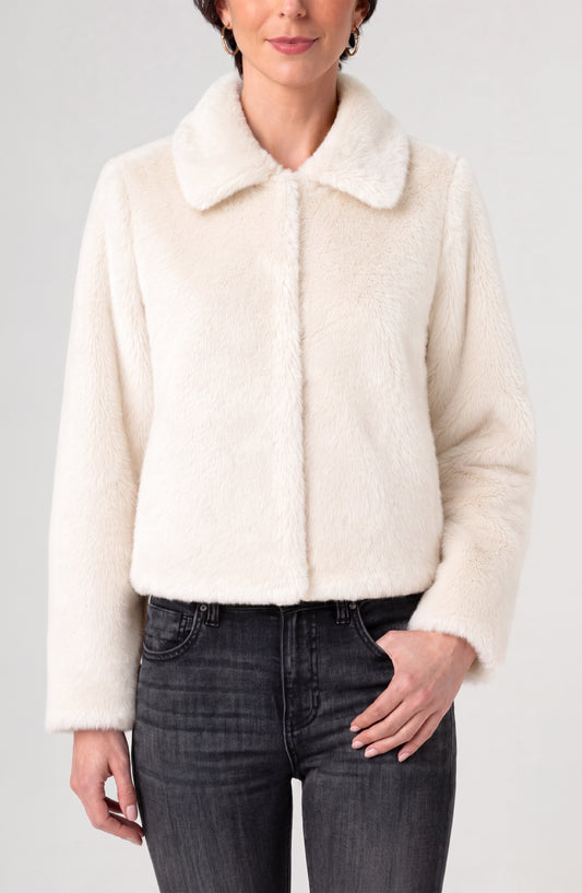 CREAM FAUX FUR