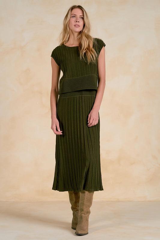 OLIVE 2 PC DRESS