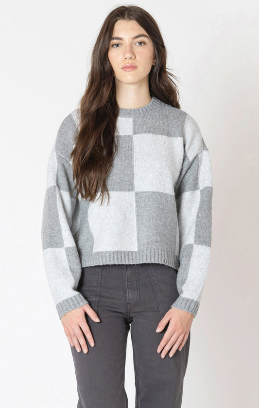 GREY CLR BLK SWTR