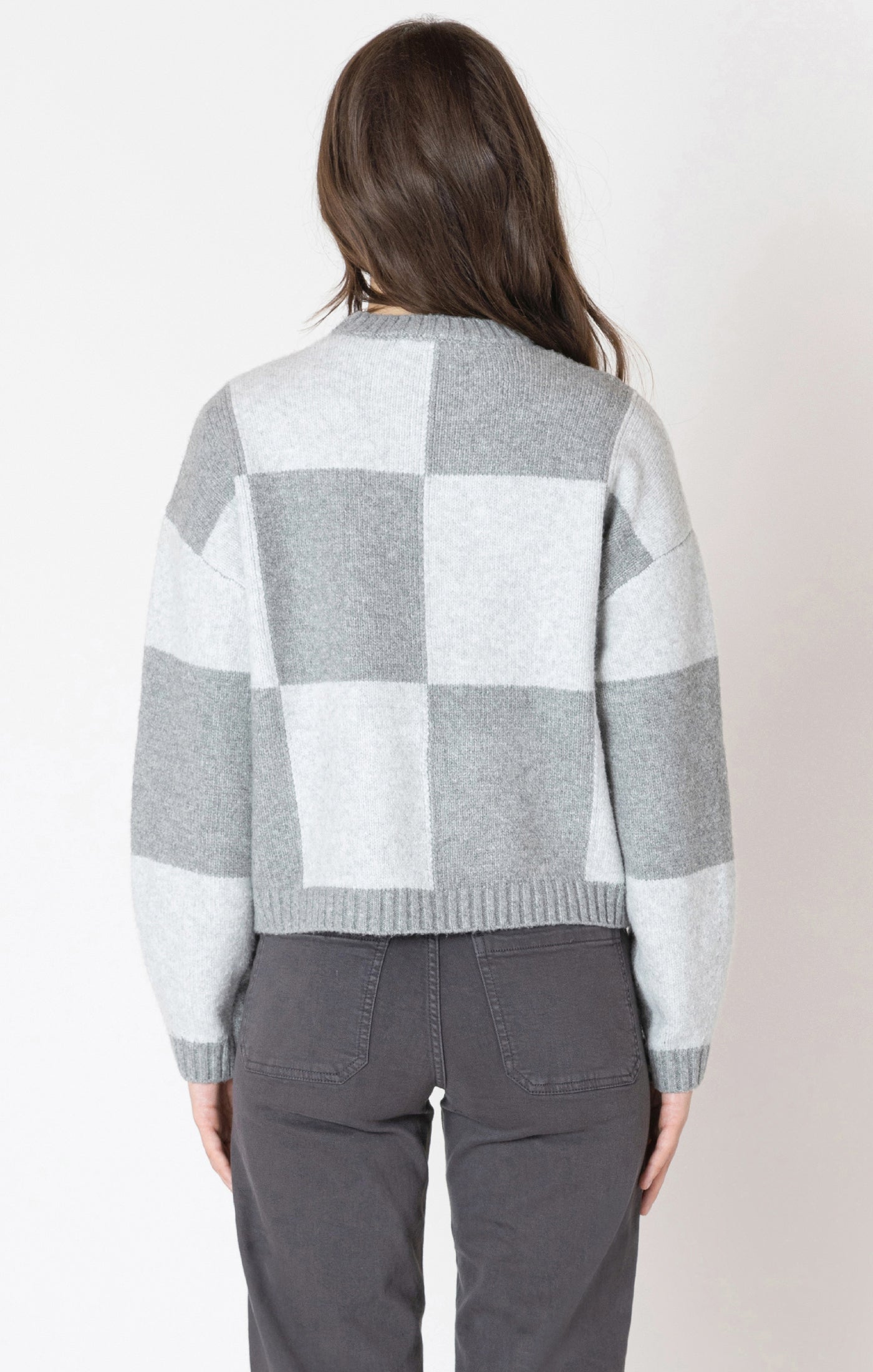 GREY CLR BLK SWTR