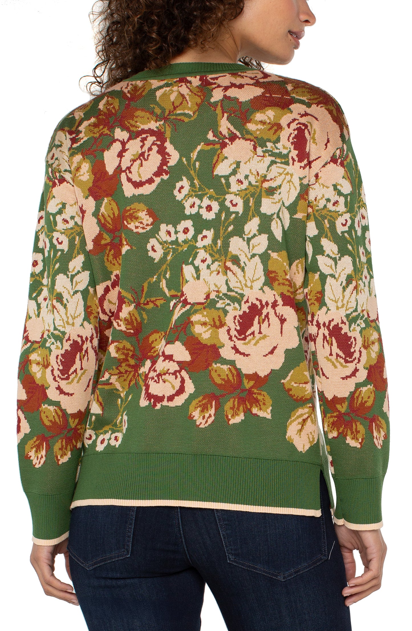 GREEN FLORAL SWTR