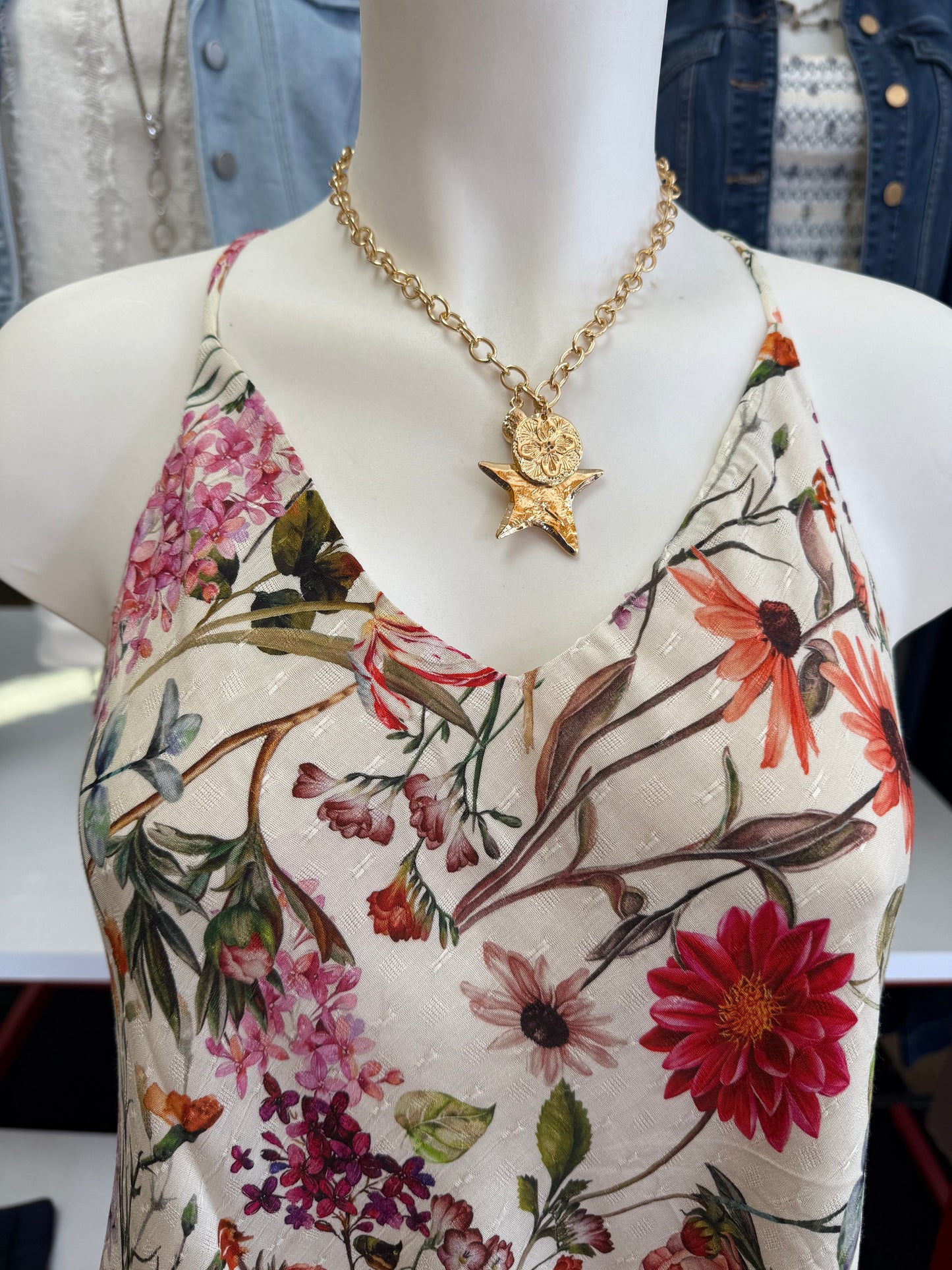FLORAL FLOWY TANK